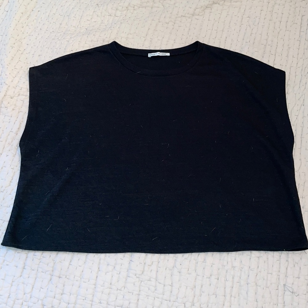 Zara cropped boxy tee